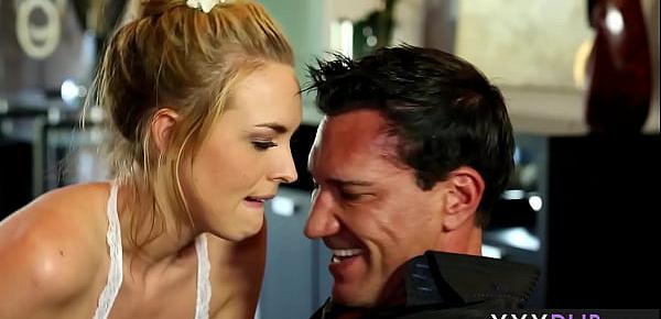  Hot MILF Keira Nicole gifted guy massage and blowjob before hardcore sex